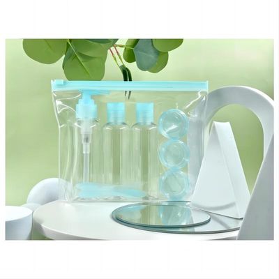 Garrafas de plástico PET personalizadas e frascos de creme Kit de viagem perfeito para os amantes de cuidados da pele