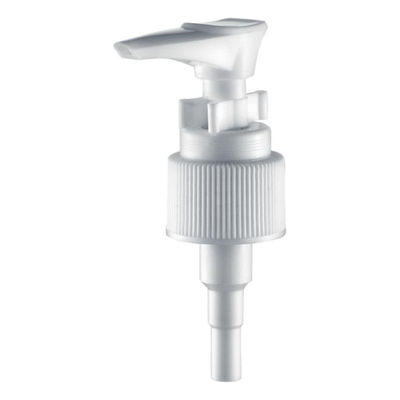 Bomba de loção de alumínio com fecho de fita lisa 24/410 para garrafas cosméticas e durável