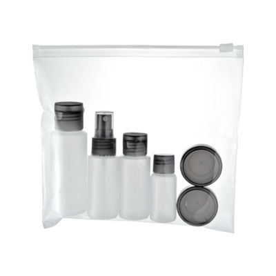 Conjunto de cuidados pessoais de viagem Garrafas para cuidados da pele Garrafas vazias Material do colarinho Recipientes de loção PET