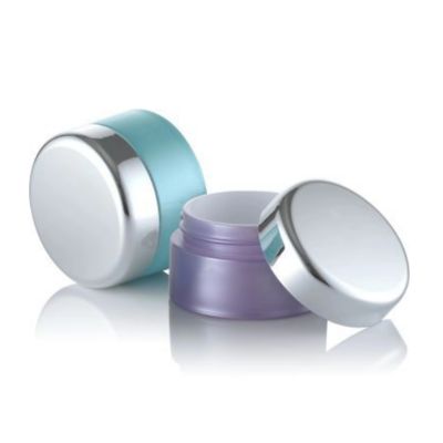 Colarinho de plástico 3ml 5ml Duas camadas de frasco de creme de PP para cuidados faciais em cores personalizadas