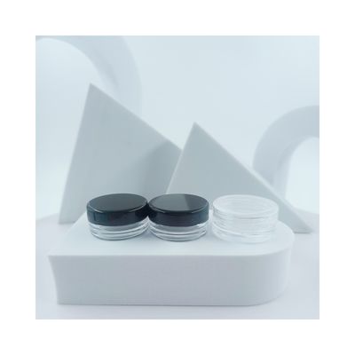 Caixinha de plástico transparente e portátil para cosméticos industriais, creme de cor personalizado, frasco de 5 ml, 10 ml