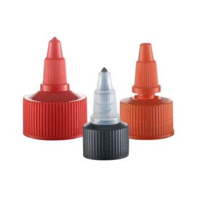 20mm 24mm 28mm plástico parafusos Cap Torcer Top Caps para garrafas e encomenda personalizada aceita