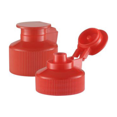 Capa de plástico 24/410 28/400 28/410 Flip Top Cap para capa de garrafa de shampoo personalizada colorida