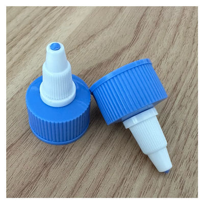Conveniente 24/410 Twist Top Cap para garrafa de Liqui em cor azul