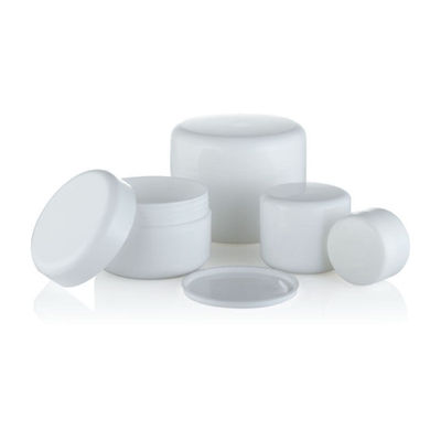 PP Vazio Branco Cosmético Loção Facial Corpo Jar para Cuidados Pessoais 20ml 50ml 100ml 250ml