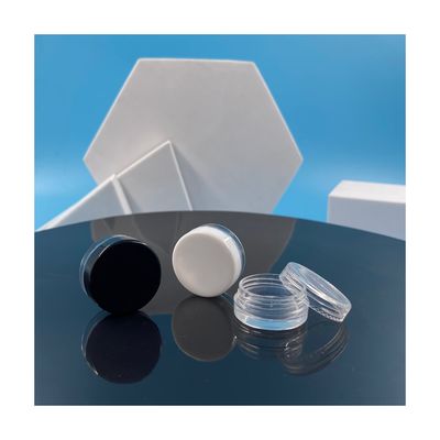 Encomenda personalizada Forma redonda 2.5g 3g 5g recipientes cosméticos plásticos PS creme frascos para sombra de olho creme de olho