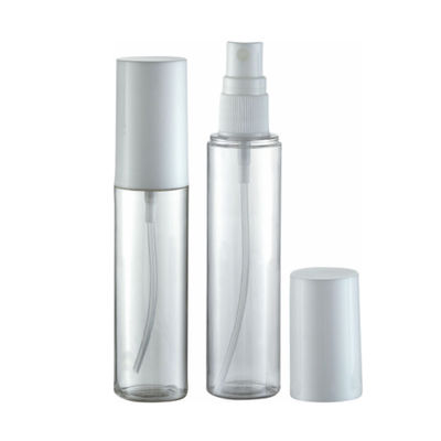 PET Body PP Cap 50ml 60ml Botão de spray de álcool de plástico 2 oz com tampa branca