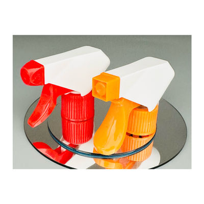 Fecho de alumínio com nervuras lisas 28 mm Pulverizador de mão de plástico Pulverizador de gatilho de PP para fácil