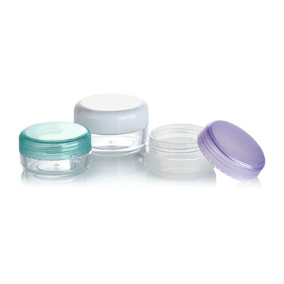 Provisão gratuita de 10 ml de 15 ml de frasco de creme de plástico PET para recipiente cosmético