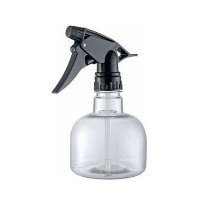 250 ml de garrafa de plástico PET de forma redonda personalizada com tamanho de pescoço 28/400 e pulverizador de gatilho