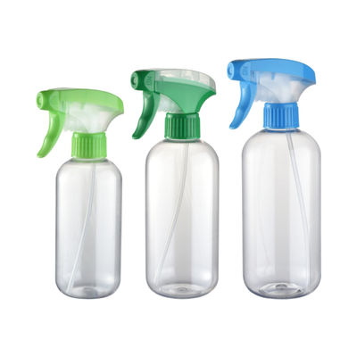 300 ml 400 ml 500 ml PET Pistola de pulverização de plástico Disparador de gatilho garrafas de pulverização 160Z garrafa de pulverização de recarga