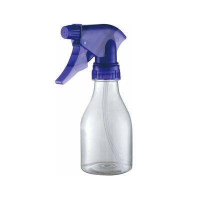 Limpeza conveniente garrafa de PET de 180ml garrafa azul com pulverizador de gatilho 28/400