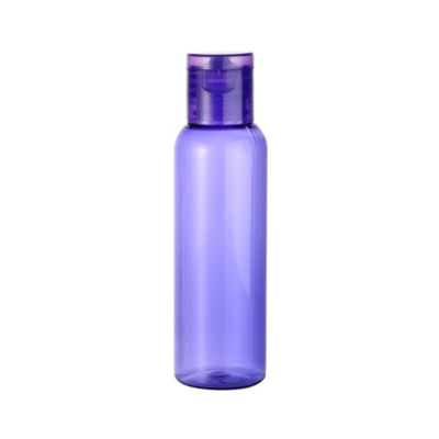 Garrafa redonda de 60 ml para cuidados pessoais industriais, com tampa de flip top 20/410 e material PET