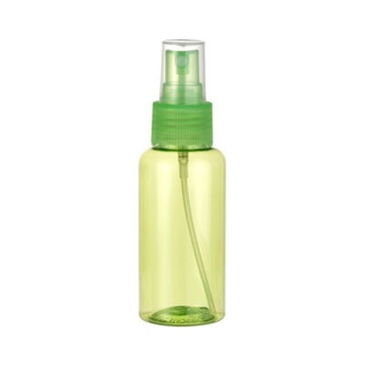 Fota de PET personalizada de 80 ml de ombro redondo Fota de plástico transparente com pulverizador de bomba 24/410
