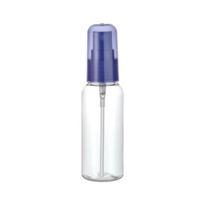 Cor personalizada 50ml PET garrafa Pulverizador de plástico garrafa com 20/410 Pulverizador de névoa fina