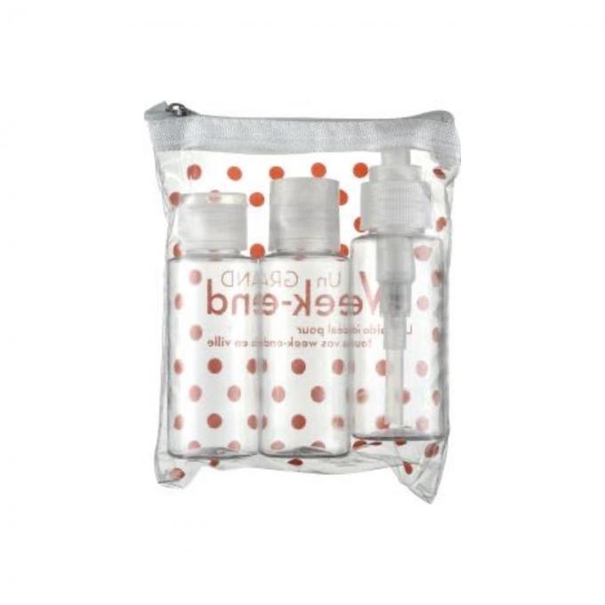 7pcs Botas vazias de cosméticos portáteis Kit de viagem para companhias aéreas Logotipo do cliente aceitável 4
