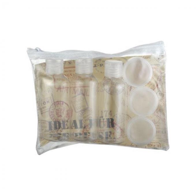 Kit de viagem de material PET para cuidados pessoais e cuidados com a pele 5