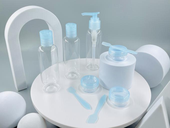 Garrafas de plástico PET personalizadas e frascos de creme Kit de viagem perfeito para os amantes de cuidados da pele 2