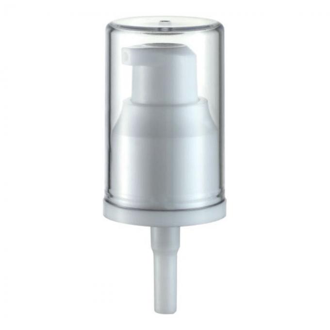 Bomba de tratamento de plástico de cobertura plana completa para cuidados com a pele Entrega rápida 18/410 Bomba de creme Spray 1