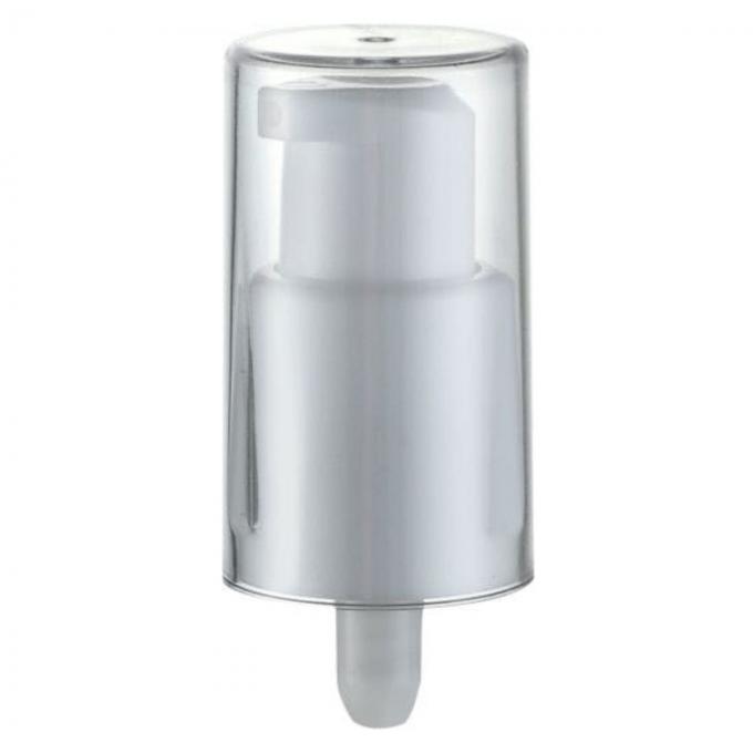 Bomba de tratamento de plástico de cobertura plana completa para cuidados com a pele Entrega rápida 18/410 Bomba de creme Spray 4