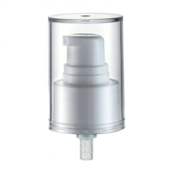 Bomba de tratamento de plástico de cobertura plana completa para cuidados com a pele Entrega rápida 18/410 Bomba de creme Spray 5