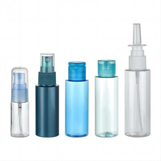 15 ml, 30 ml, 40 ml, 50 ml, 60 ml Botões de plástico PET com pulverizadores de bomba ou tampas de plástico 5