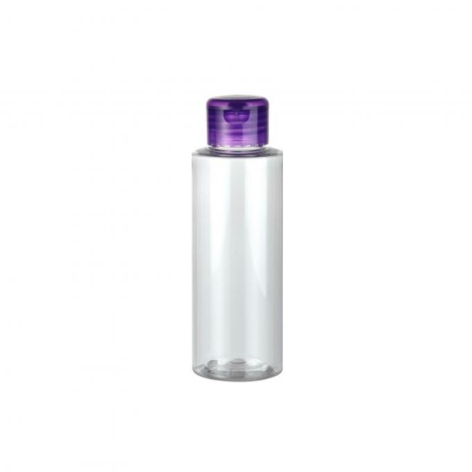 24/410 Garrafa longa com tampa de bocal 100 ml garrafa de plástico PET de cor personalizada para cuidados pessoais industrial 1